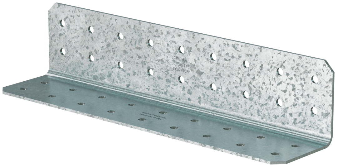 Simpson Strong-Tie RCA229/68-R50 RCA 2 in. x 2 in. x 9 in. 14-Gauge Galvanized Rigid Connector Angle (50-Qty) (Pack of 40)