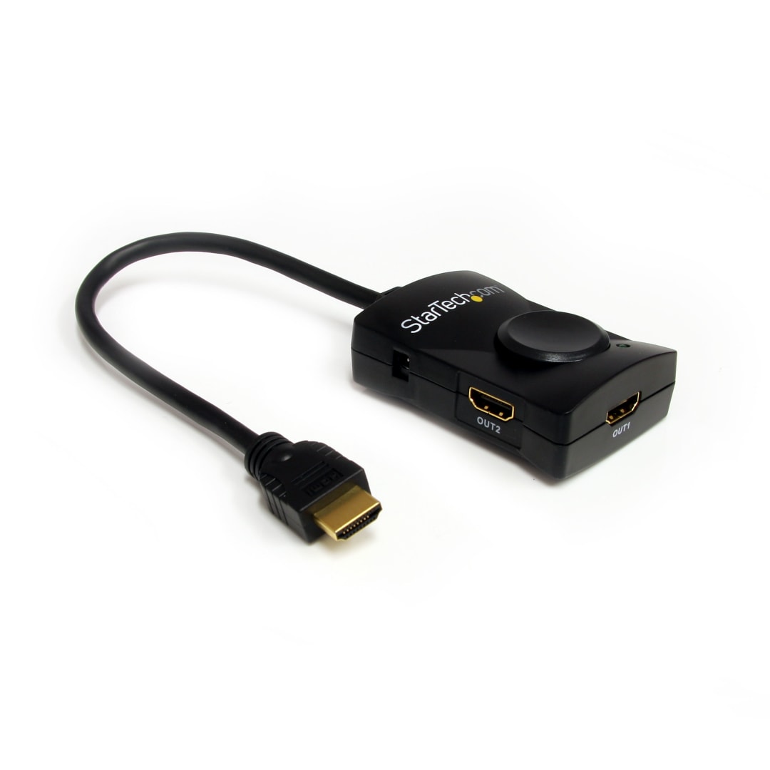 2 Port HDMI Splitter w/ Audio