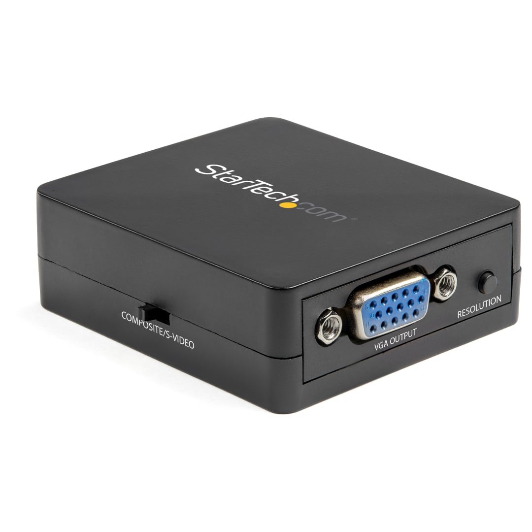 Composite and S-Video to VGA Video Converter
