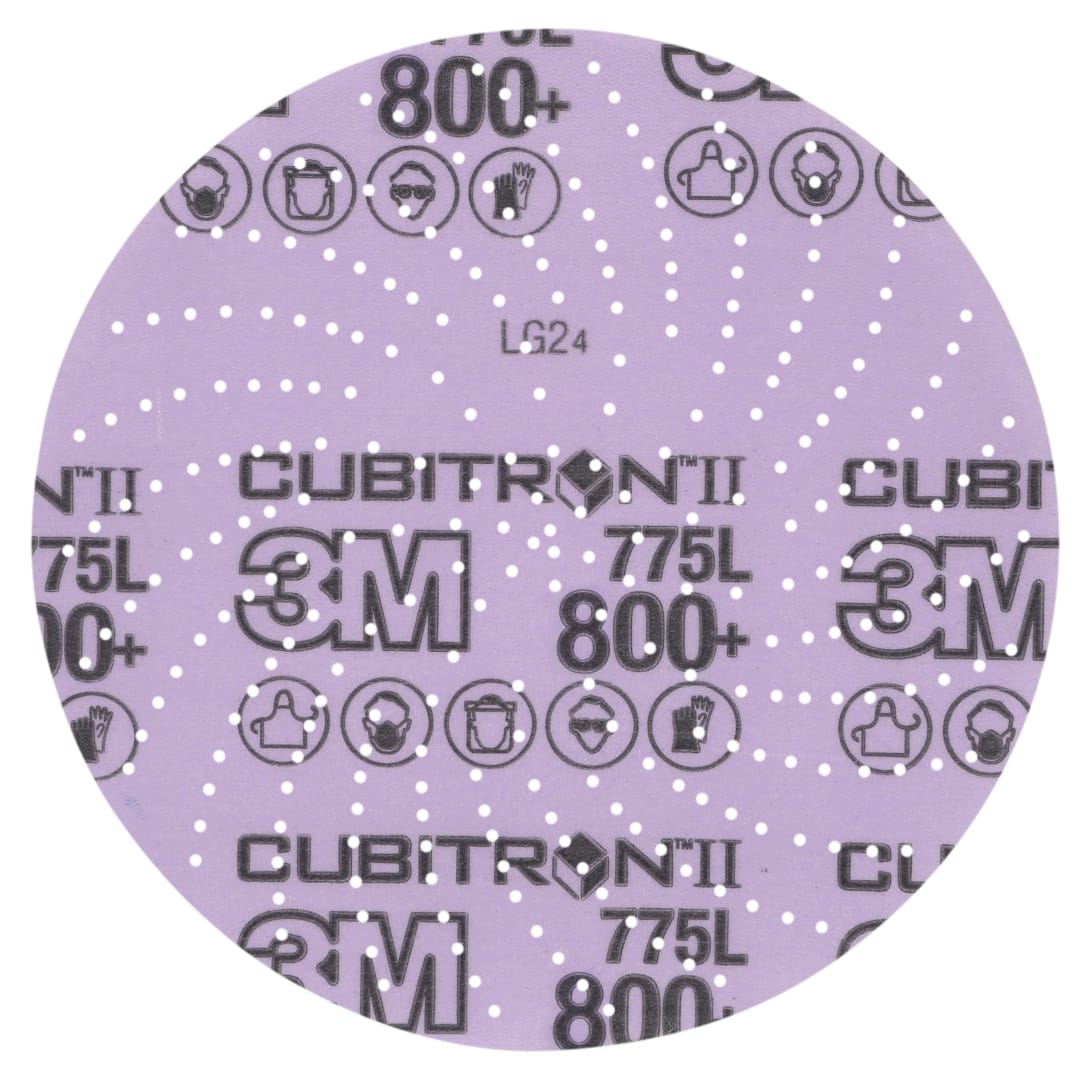 3M Xtract™ Cubitron™ II Film Diski 775L, 800+ 3MIL, 152.4 mm x NH, Die 600LG, 50/Carton, 250 ea/Case