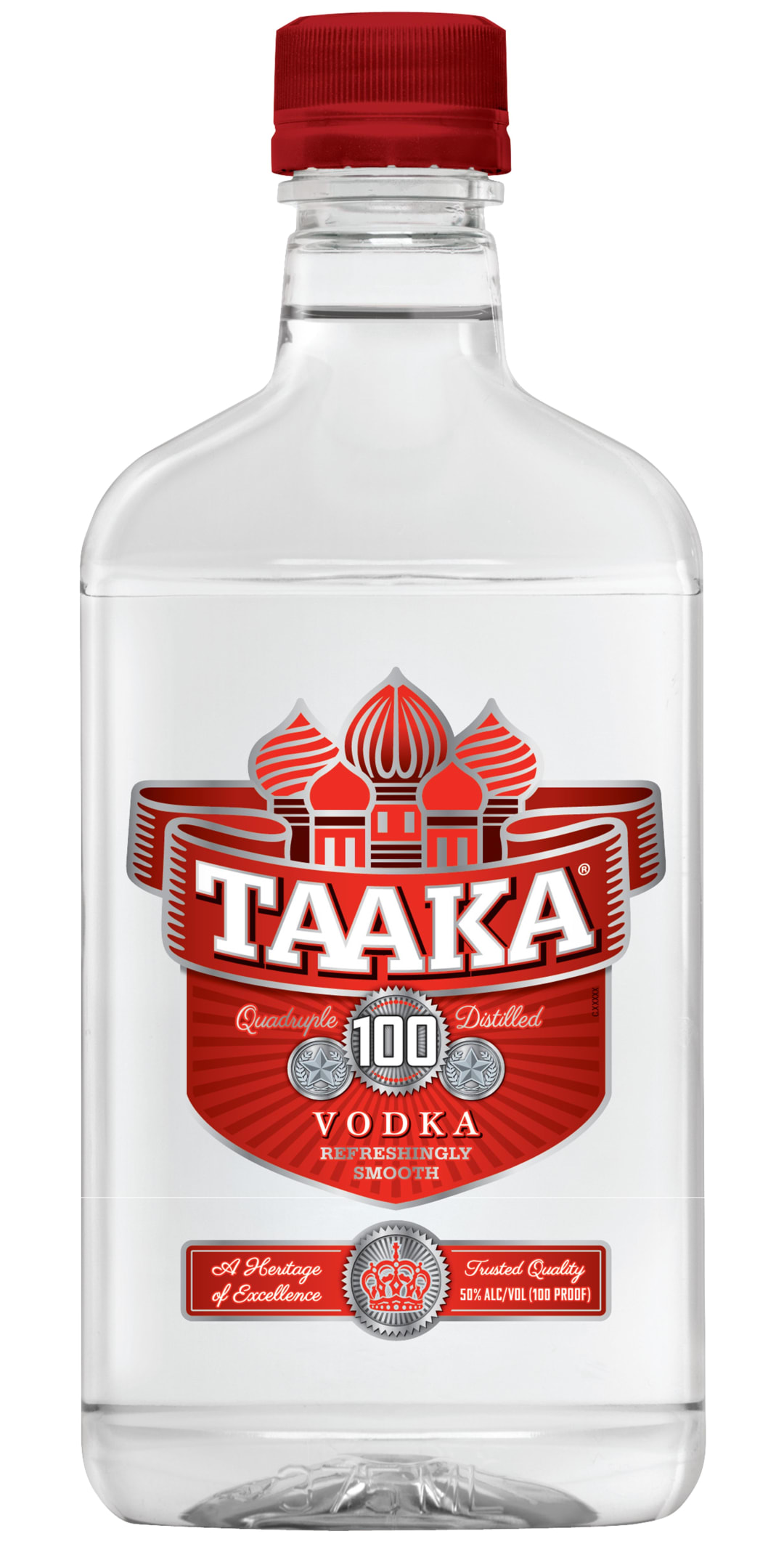 Taaka Vodka 375ml Plastic Bottle 100 Proof