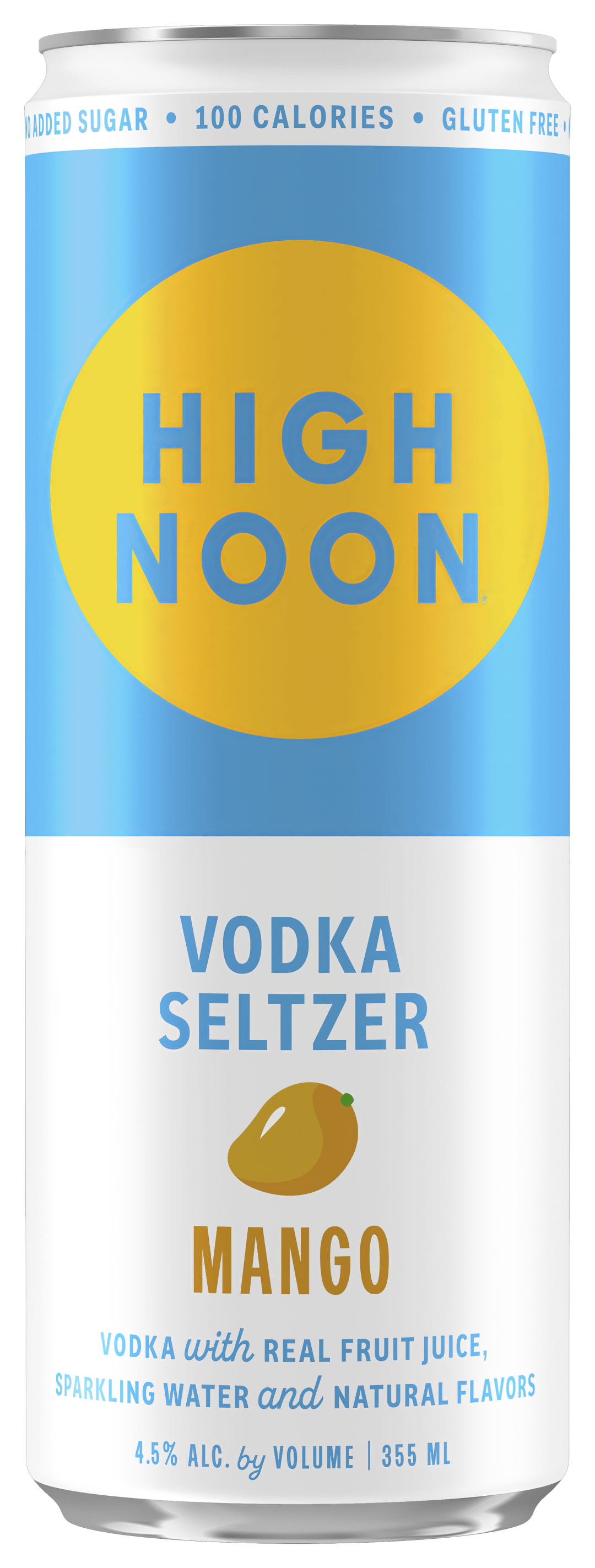 High Noon Mango Vodka Hard Seltzer Single Serve 355ml Can