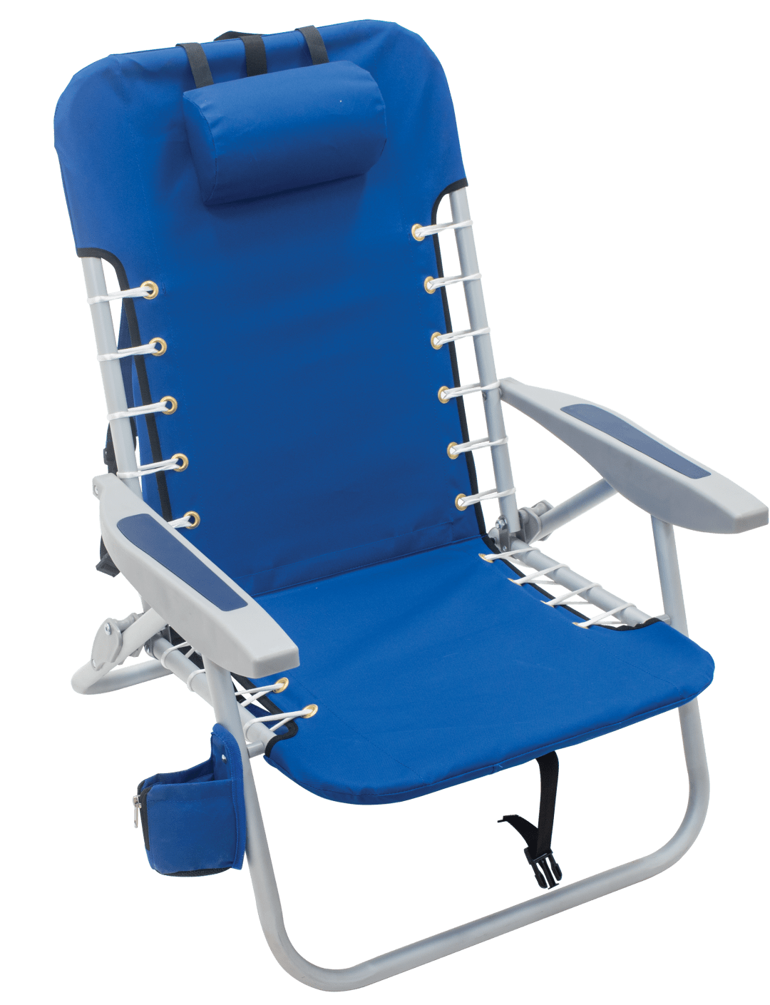2 x 2 x 3 ft Blue Lace Up Backpack Chair