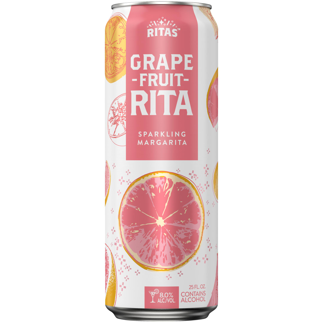 Ritas Grape-Fruit-Rita Sparkling Margarita, 25 fl. oz. Can, 8% ABV