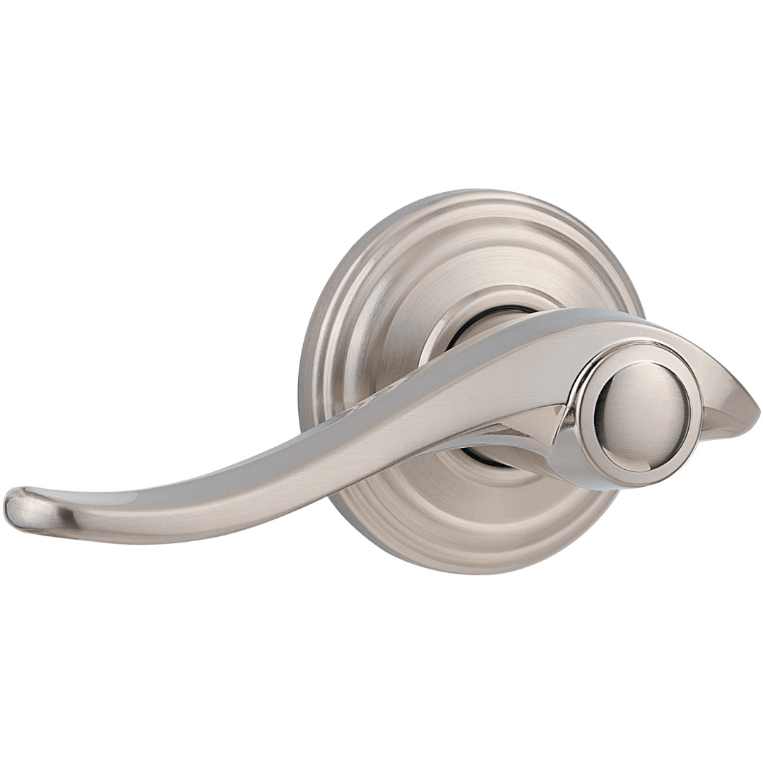 Avalon Left-Handed Half-Dummy Lever in Satin Nickel
