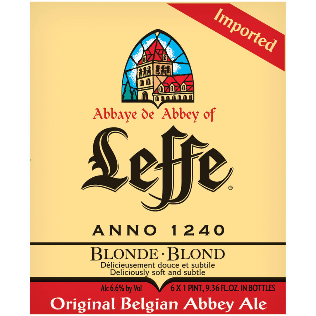 Leffe® Blonde Belgian Abbey Ale Beer, 6 Pack 25.44 fl. oz. Bottles