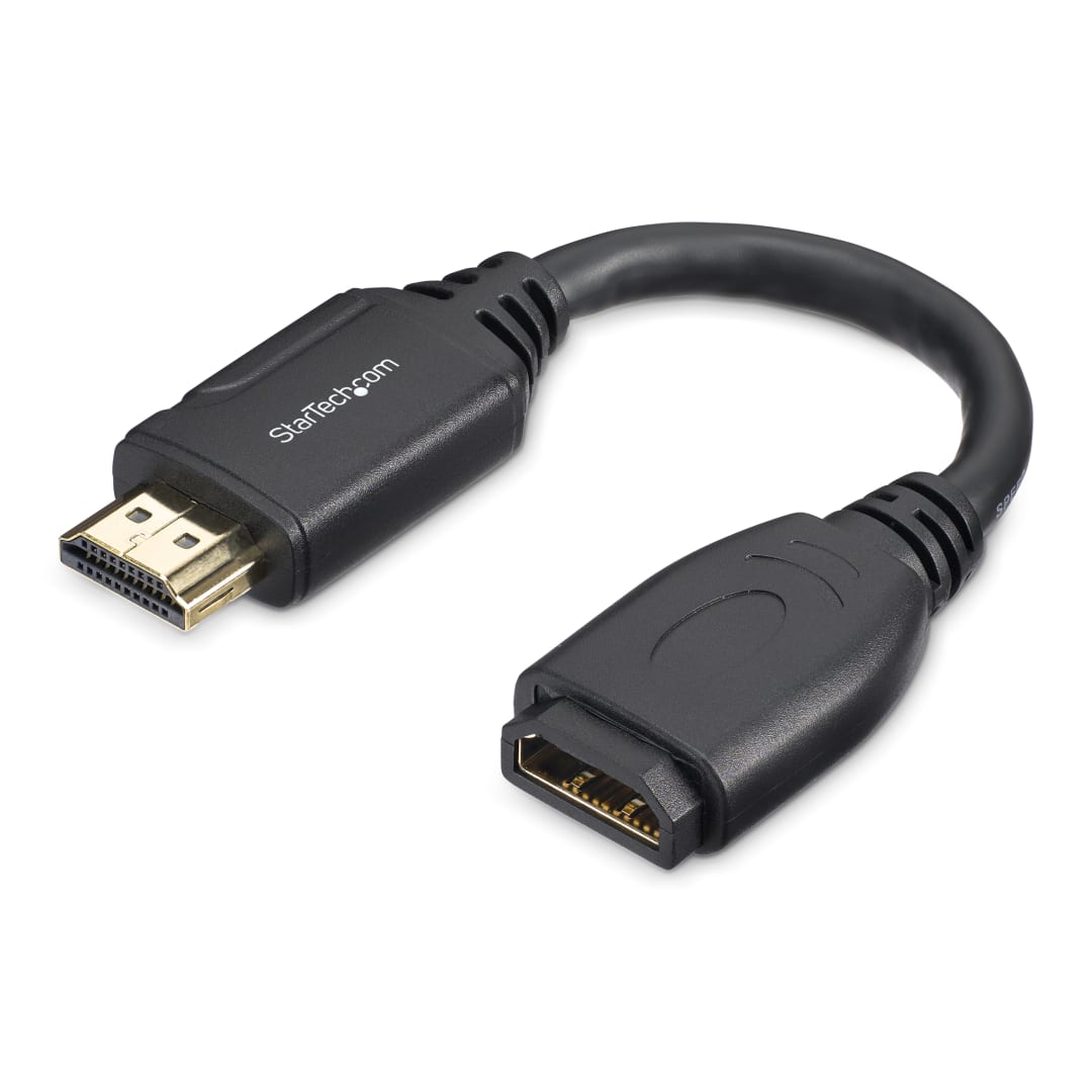 HDMI 2 0 Male to Female Port protector with Gripping connect