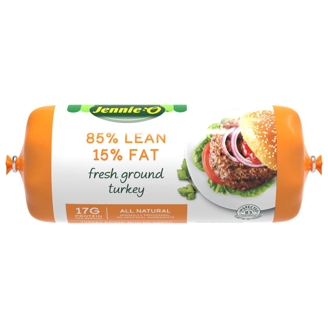 JENNIE-O Ground Turkey 85% Lean / 15% Fat - 3 lb. chub