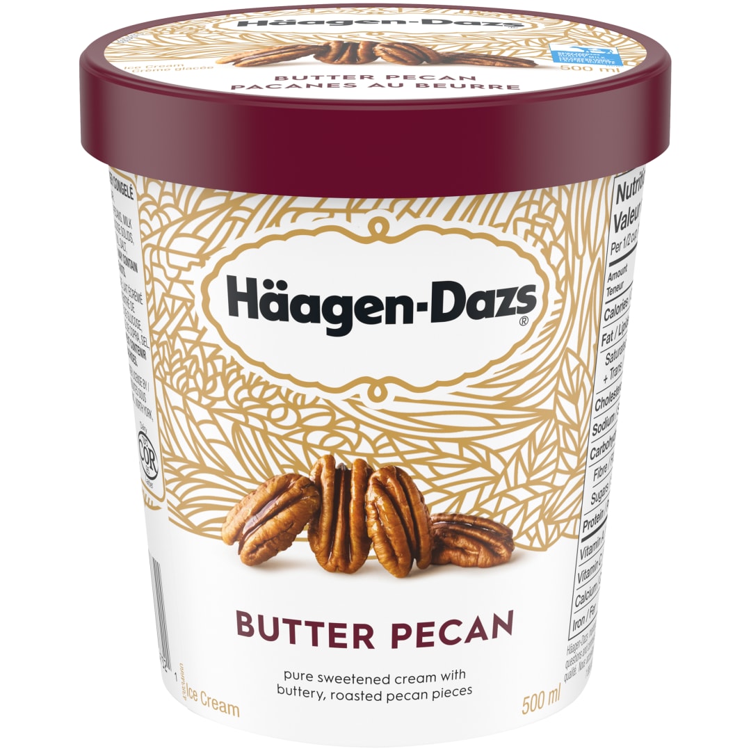 HAAGEN-DAZS Butter Pecan 8x500ml CA