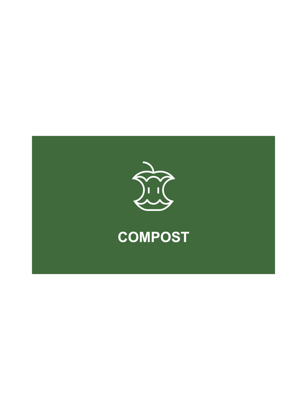 SPECTRUM - Ellipse Double Sign - Compost - Green-White