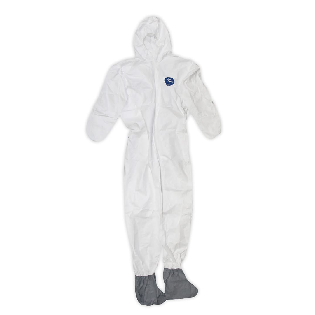 Tyvek® Coveralls with Hood & Boot, Medium