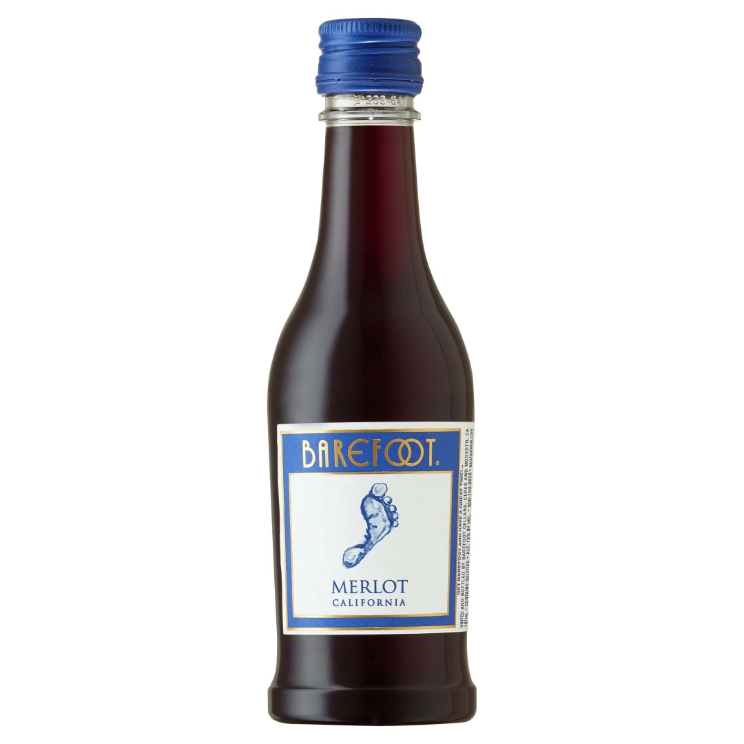 Barefoot Cellars Merlot Red Wine Single Serve 187ml
