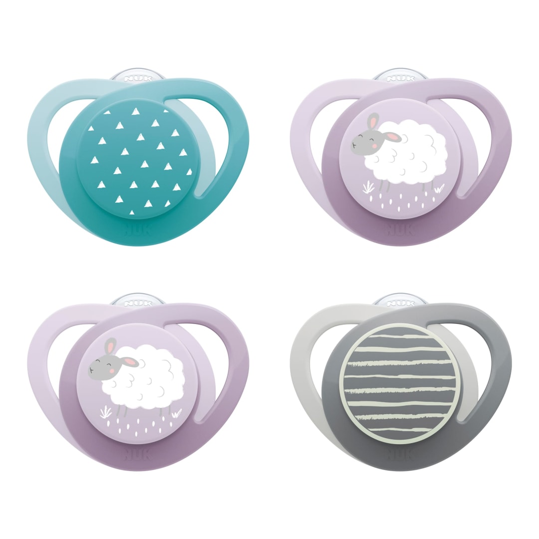NUK® Orthodontic Pacifier, 4-Pack, 0-6 Months