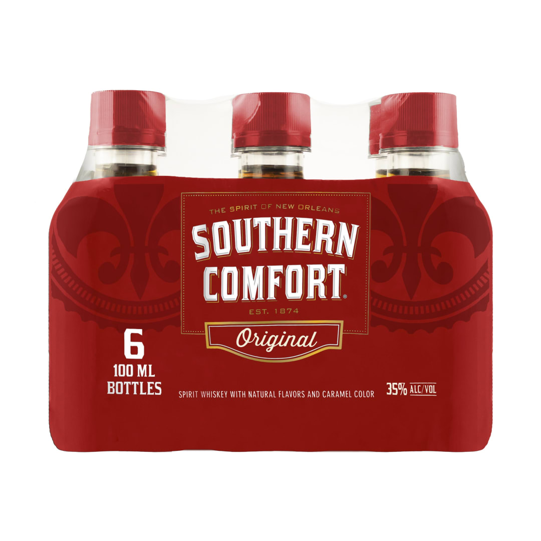 Southern Comfort Original Whiskey 6 Pack 100ml 70 Proof