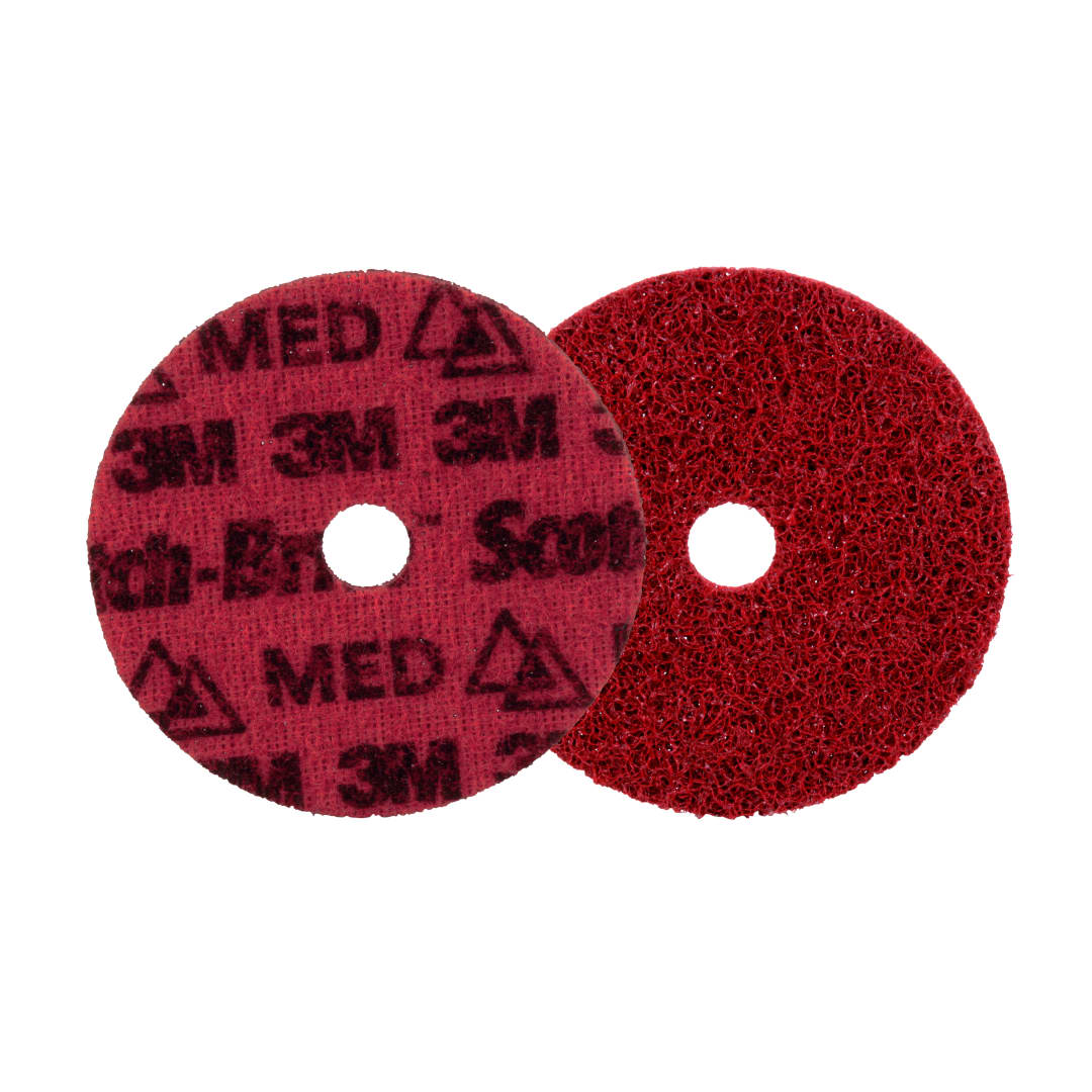 Scotch-Brite™ Hassas Yüzey Hazırlama Diski, PN-DH, Orta, 4 inç x 5/8 inç (100 mm x 16 mm), 25/iç paket, 100 adet/Kutu
