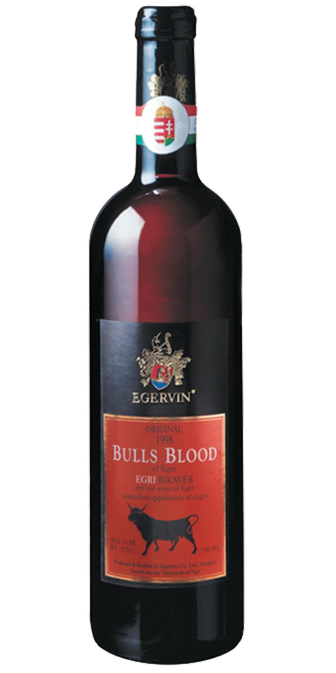 Egri Bikaver Bull Blood Wine 750ml 25 Proof