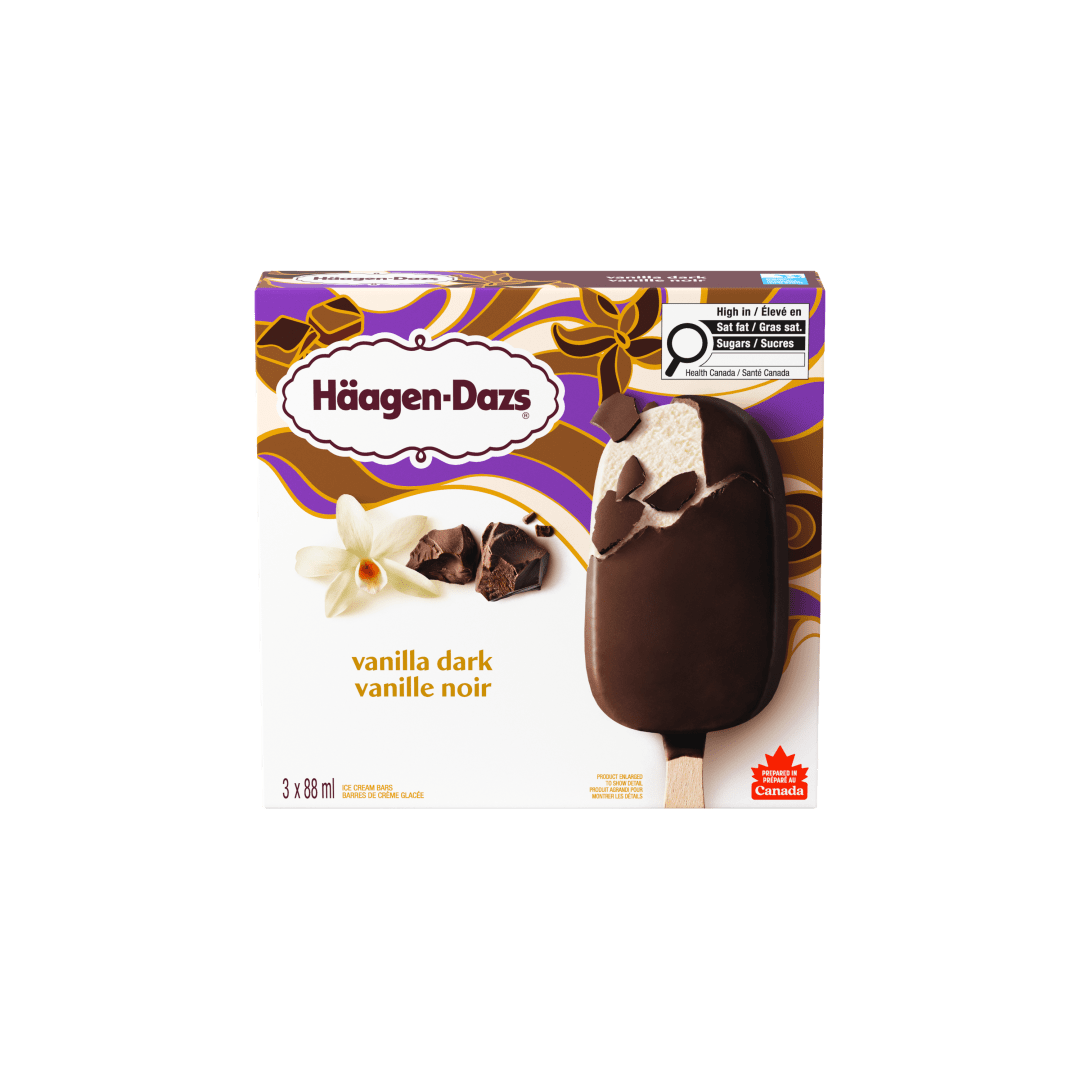 HAAGEN-DAZS Van Dark Choc 12(3X88ml) CA