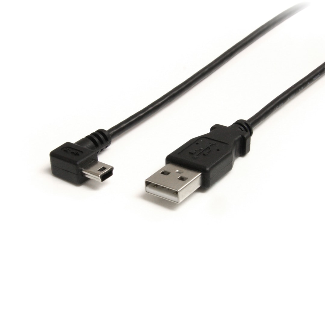 3 ft Mini USB Cable - A to Mini B Right Angle