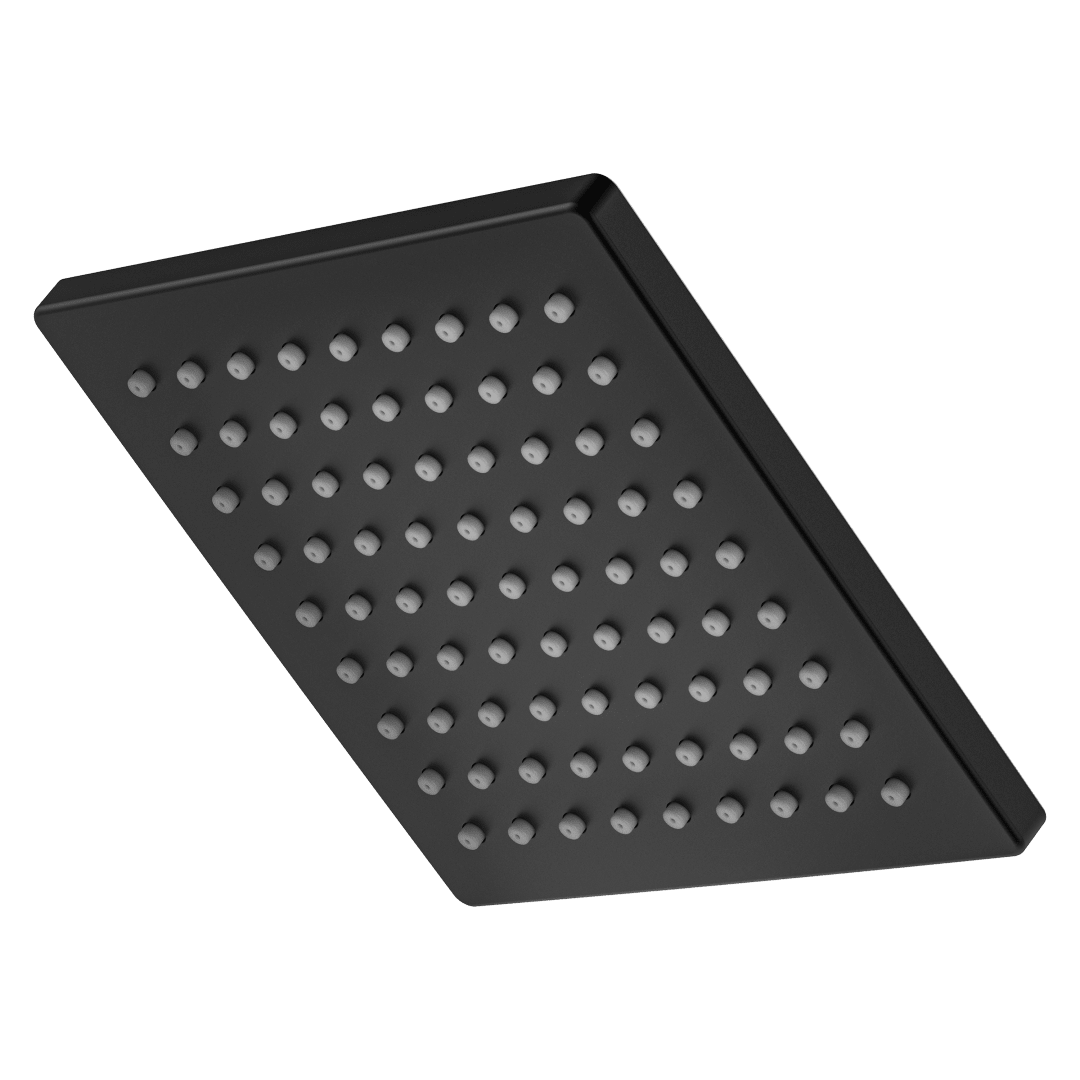 Bronson 1.75 GPM Square Raincan Showerhead in Matte Black