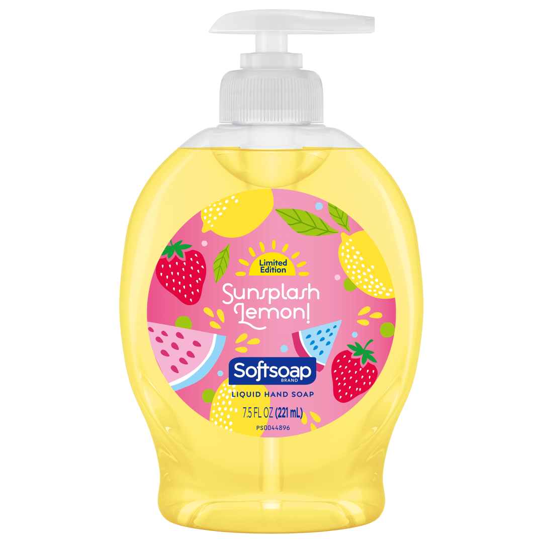 Softsoap Limited Edition Sunsplash Lemon / Summer Joy Liquid Hand Soap, 7.5oz