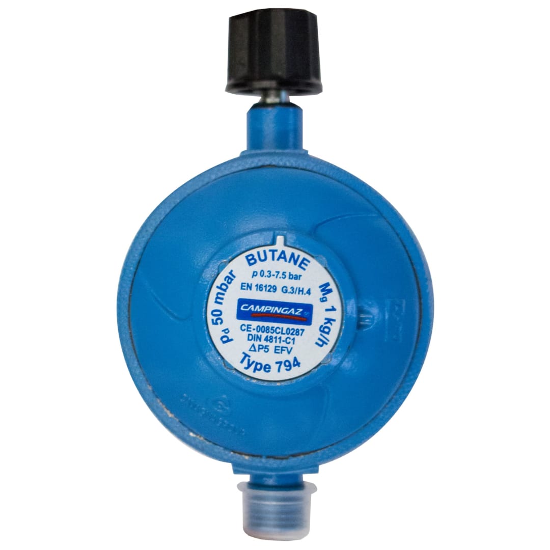 ACCY REG BUTANE 50MBAR 1KG/H R907 DE
