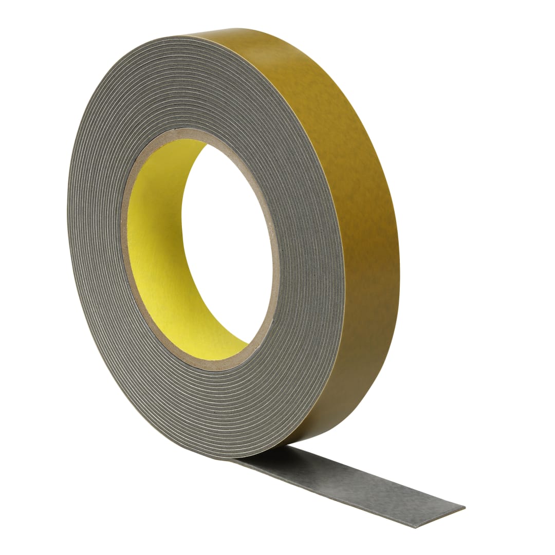 3M™ Acrylic Foam doppelseitiges Klebeband LT1006, Grau, 0.6 mm, 1200 mm x 66 m