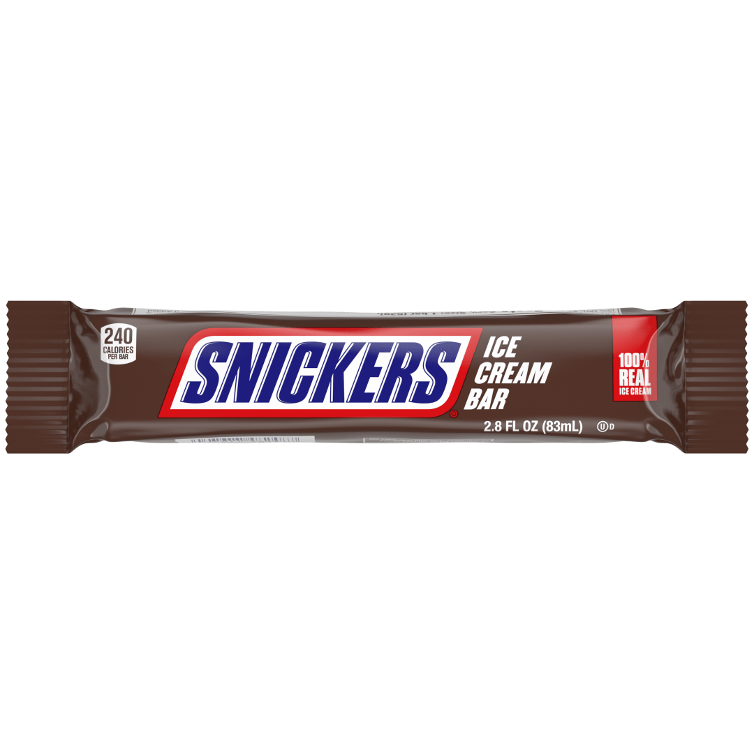 SNICKERS Ice Cream, Chocolatey Caramel Peanut Butter Ice Cream Bar, 2.8 Oz