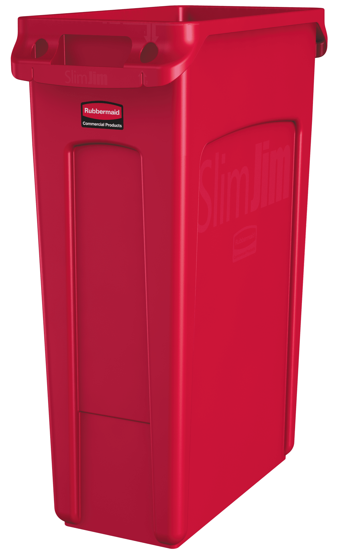 Vented Slim Jim® 23 Gal Red
