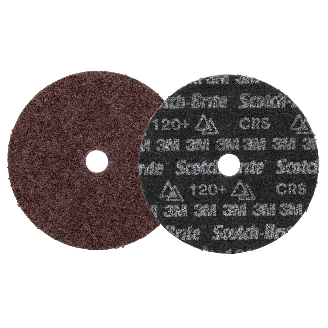 Scotch-Brite™ Hassas Ağır Hizmet Tipi Yüzey Hazırlama Diski, HD-DH, Coarse 120+, 178 mm x 22.23 mm, 25 ea/Case