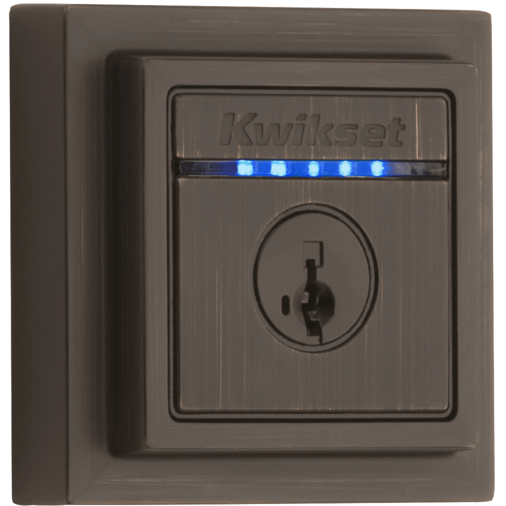 Kevo Touch-to-Open Contemporary Smart Lock, 2nd Gen featuring SmartKey Security™ in Venetian Bronze