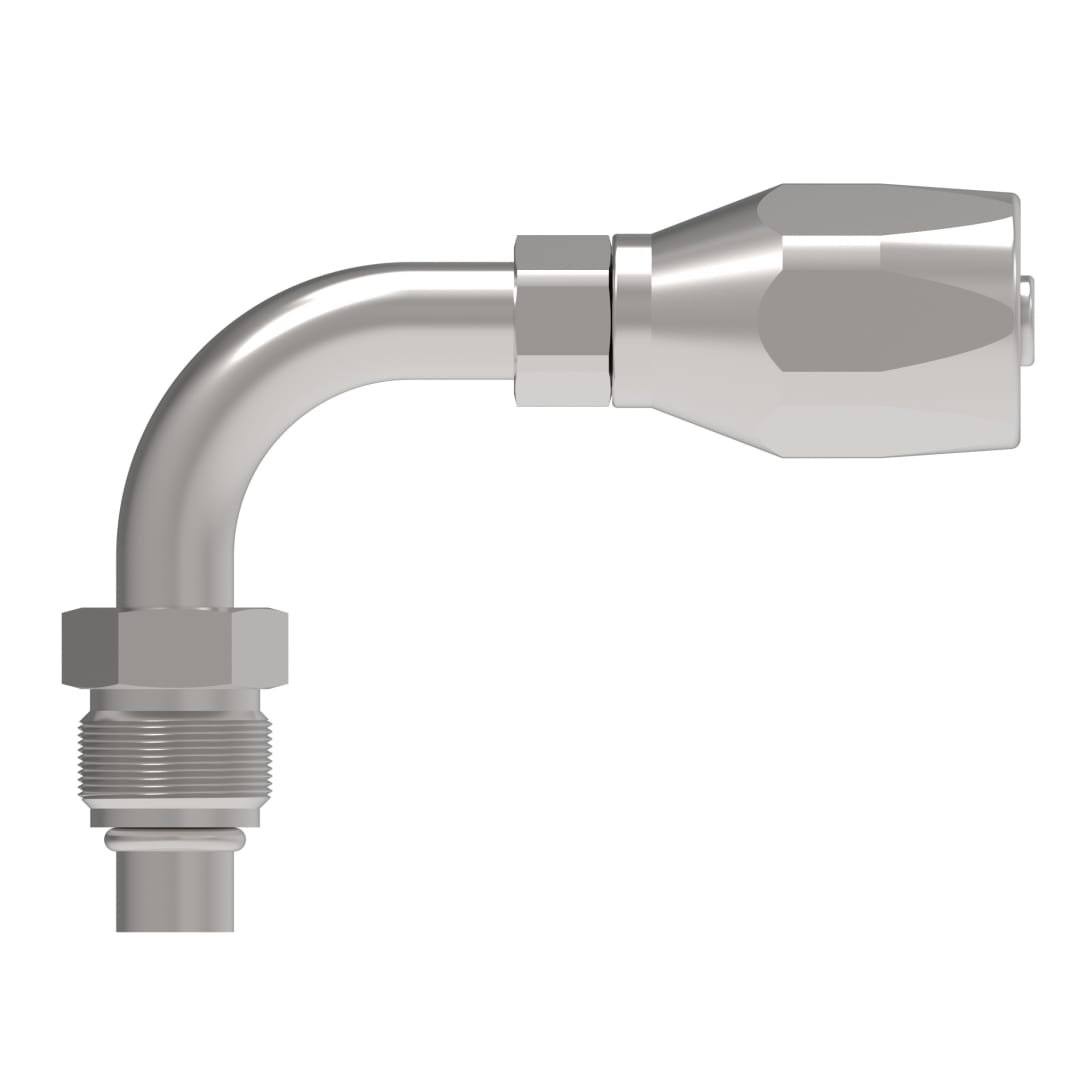 Aeroquip 5/8 Male Bump Tube 90d X 5/8 Hse Reus R5