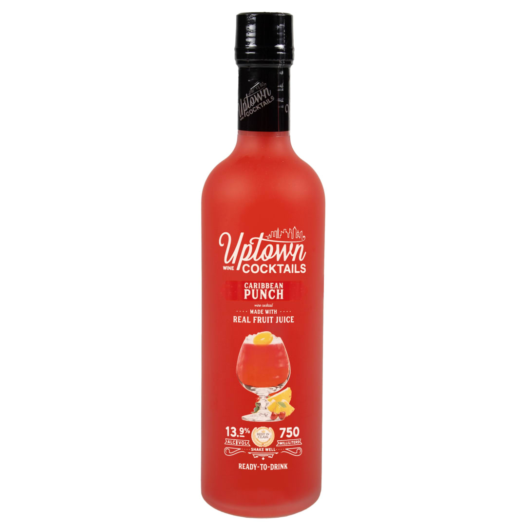 Uptown Caribbean Punch Wine Cocktails 750ml 27.8 Proof