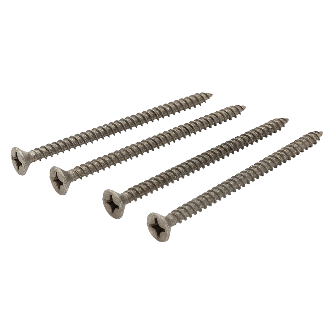 Deadbolt 3" Strike Screws for use with 83222/83223 Strike in Satin Nickel Finish