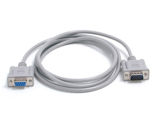 *D*6 ft. Monitor Cable DB9F-HDDB15M