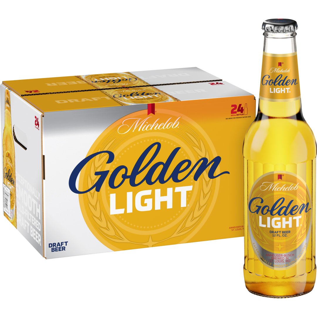 Michelob® Golden Light® Draft Beer, 24 Pack 12 fl. oz. Bottles