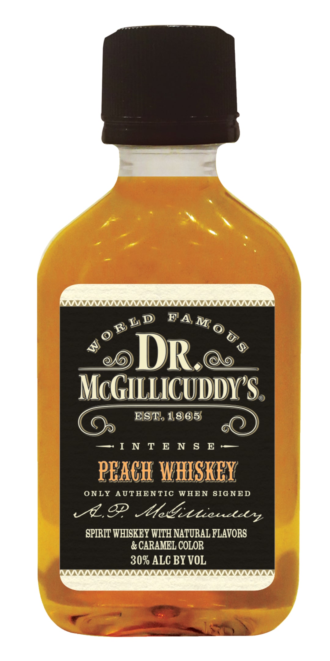 Dr McGillicuddy's Peach Whiskey Football Themed 10 Pack 50ml 60 Proof