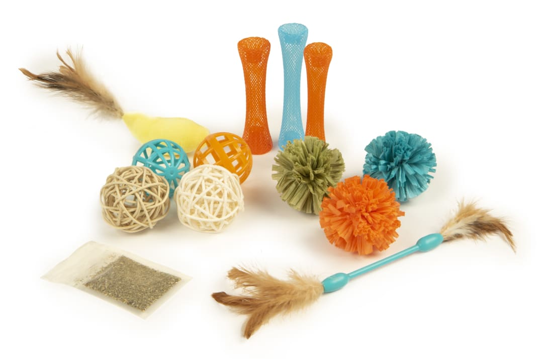 Petlinks Play Pack Cat Toy Value Pack, Set of 13