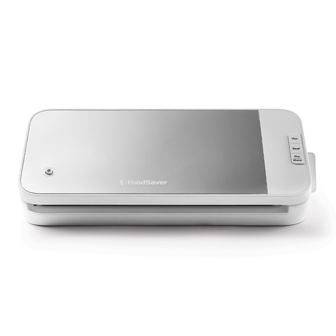 FoodSaver® VS2150 Vacuum Sealing System, Food Vacuum Sealer, White/Silver