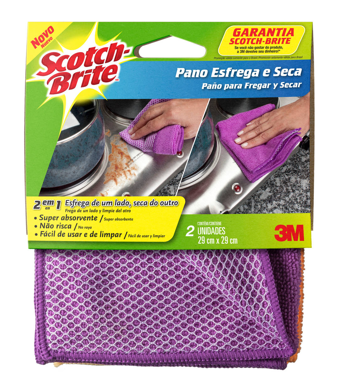 Pano Esfrega e Seca Scotch-Brite®