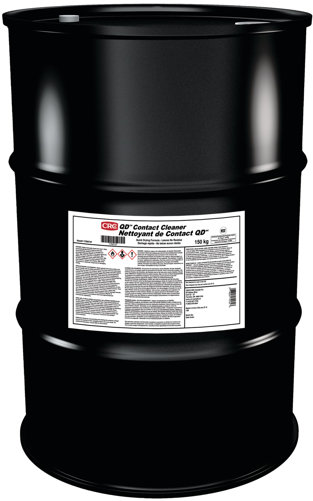 CRC QD Contact Cleaner (F/E) 1X150.6KG