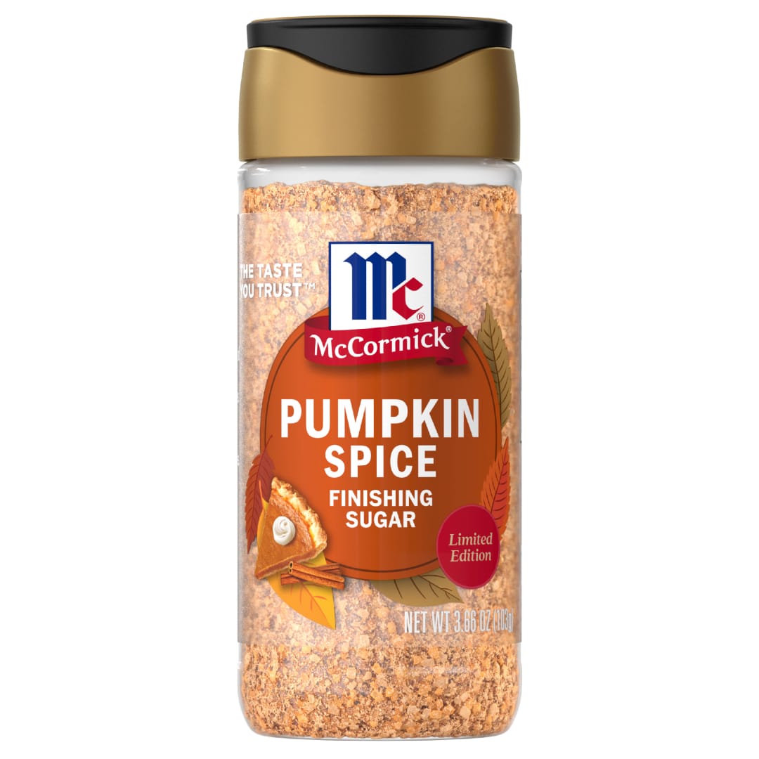 McCormick® Pumpkin Spice Finishing Sugar, 3.66 oz