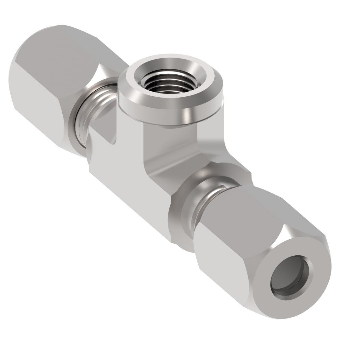 Aeroquip 3/4 Flrlss Comprsn Brnchtee X 3/4 Fpt