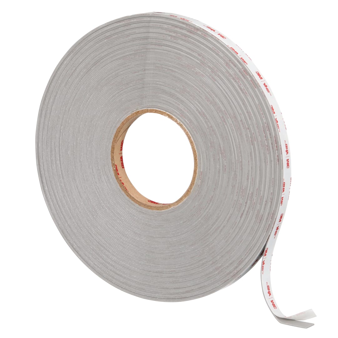 3M™ VHB™ Bant RP+160GP, Grey, 1120 mm x 33 m, 1.6 mm