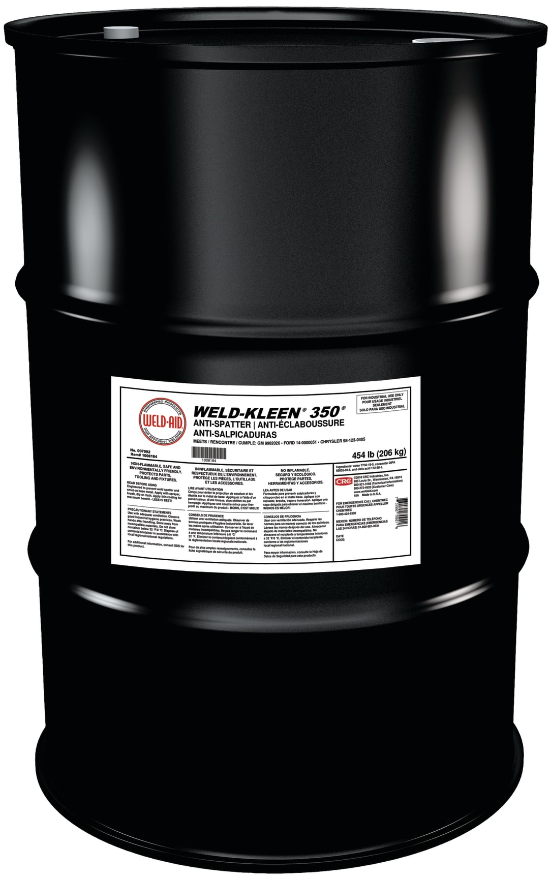 Weld-Aid Weld-Kleen 350 Anti-Spatter 1X55GL
