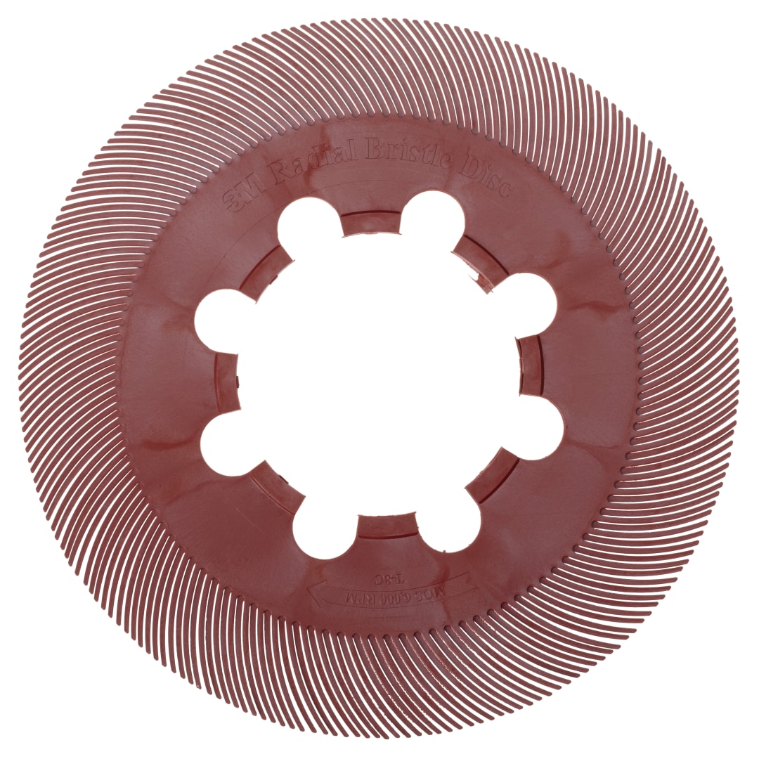 Scotch-Brite™ Radial Bristle Brush BB-ZB Einzelsegment, rot, 193,5 mm, P220, Typ C (Nachfüllpackung)