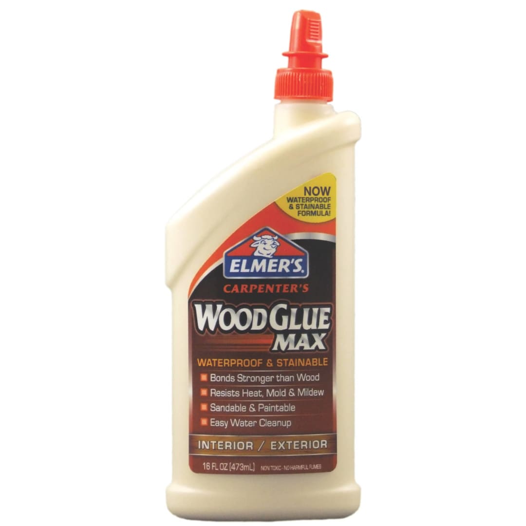 Elmer's Carpenter's Wood Glue Max, Interior and Exterior, 16 Ounces