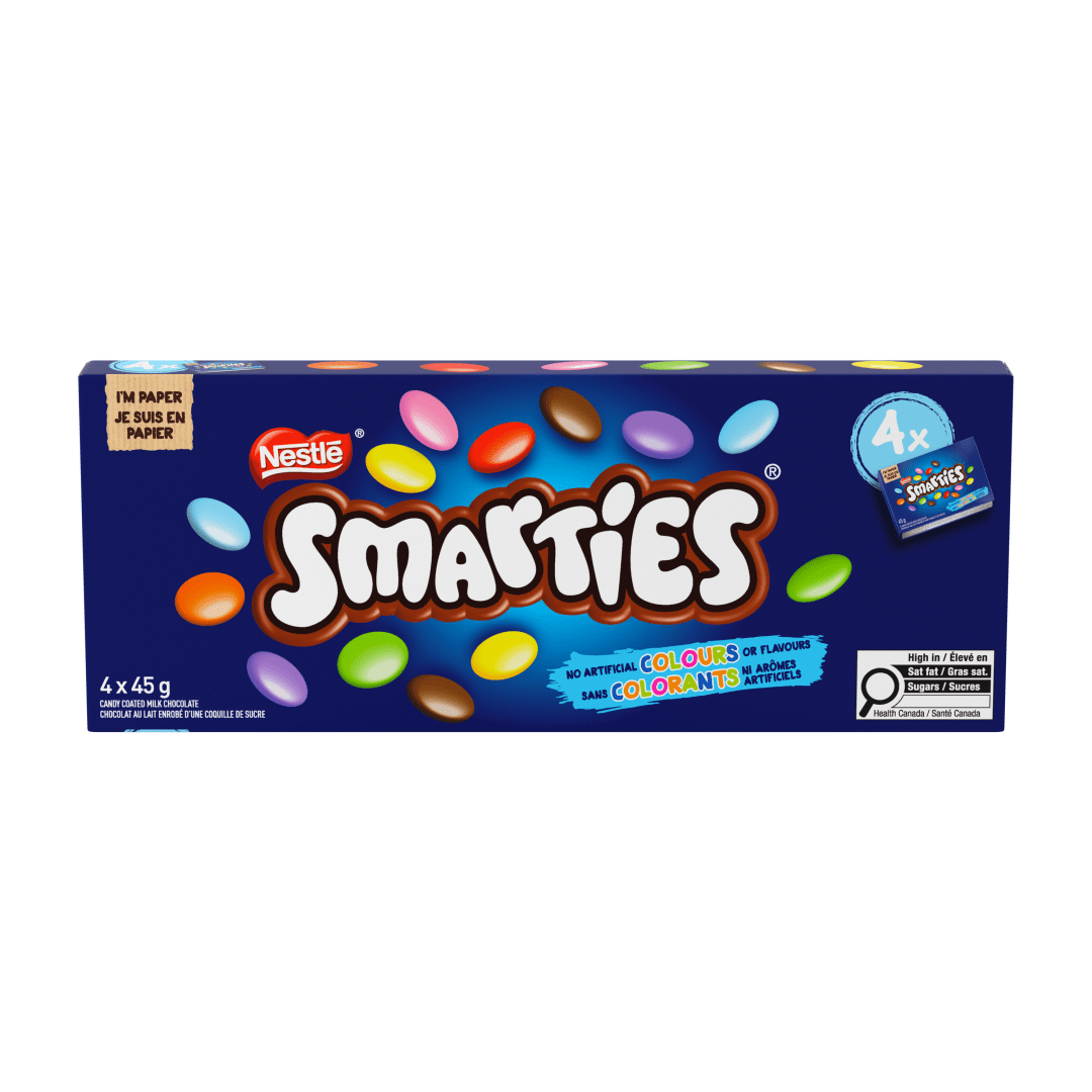 SMARTIES Regular 4 Pack 12x180g CA
