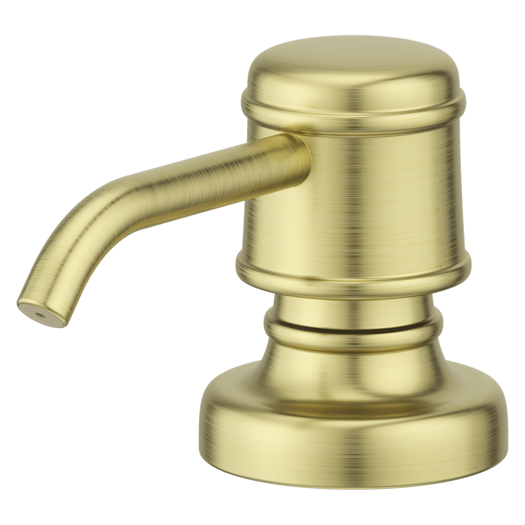 Port Haven Kitchen Soap Dispenser in Brushed Gold