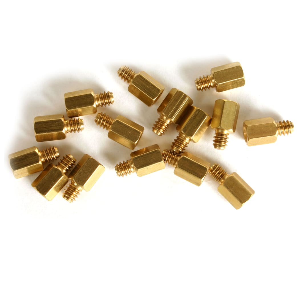PKG OF 15 JACKSCREW STANDOFFS 6-32 TO M3