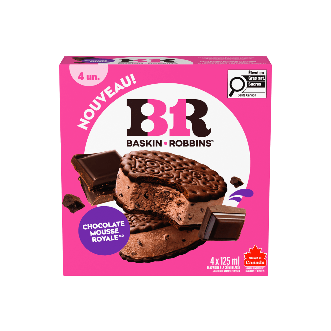 BR Choc Mousse Ryl Sdwch 8(4x125ml) CA